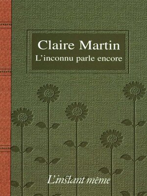 cover image of L'inconnu parle encore